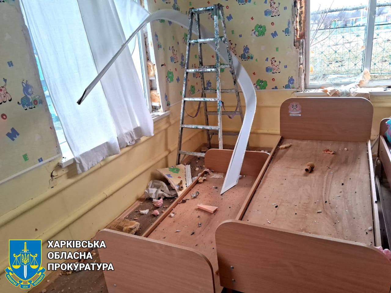 Пошкоджені школа, дитсадок та будинки: наслідки ворожого удару росіян по Харкову image
